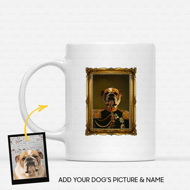 Personalized Dog Gift Idea - Royal Dog's Portrait 22 For Dog Lovers - White Mug